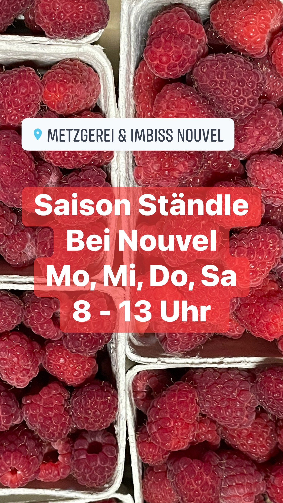 Read more about the article Saison Ständle bei Metzgerei Nouvel